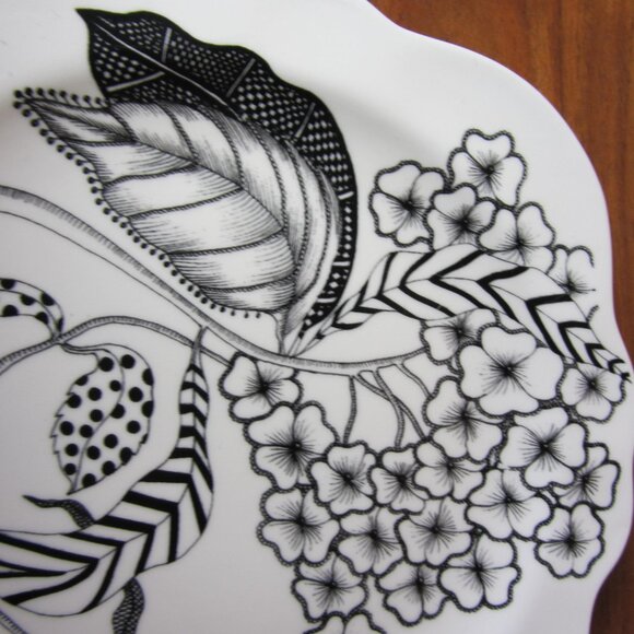 Anthropologie Florence Balducci Floral Canape Plate wild masquerade (W5021) - Picture 3 of 6